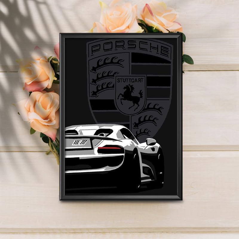 FRAME WALE BHAIYA Home Decor Frames - Porsche 918 Spyder Car